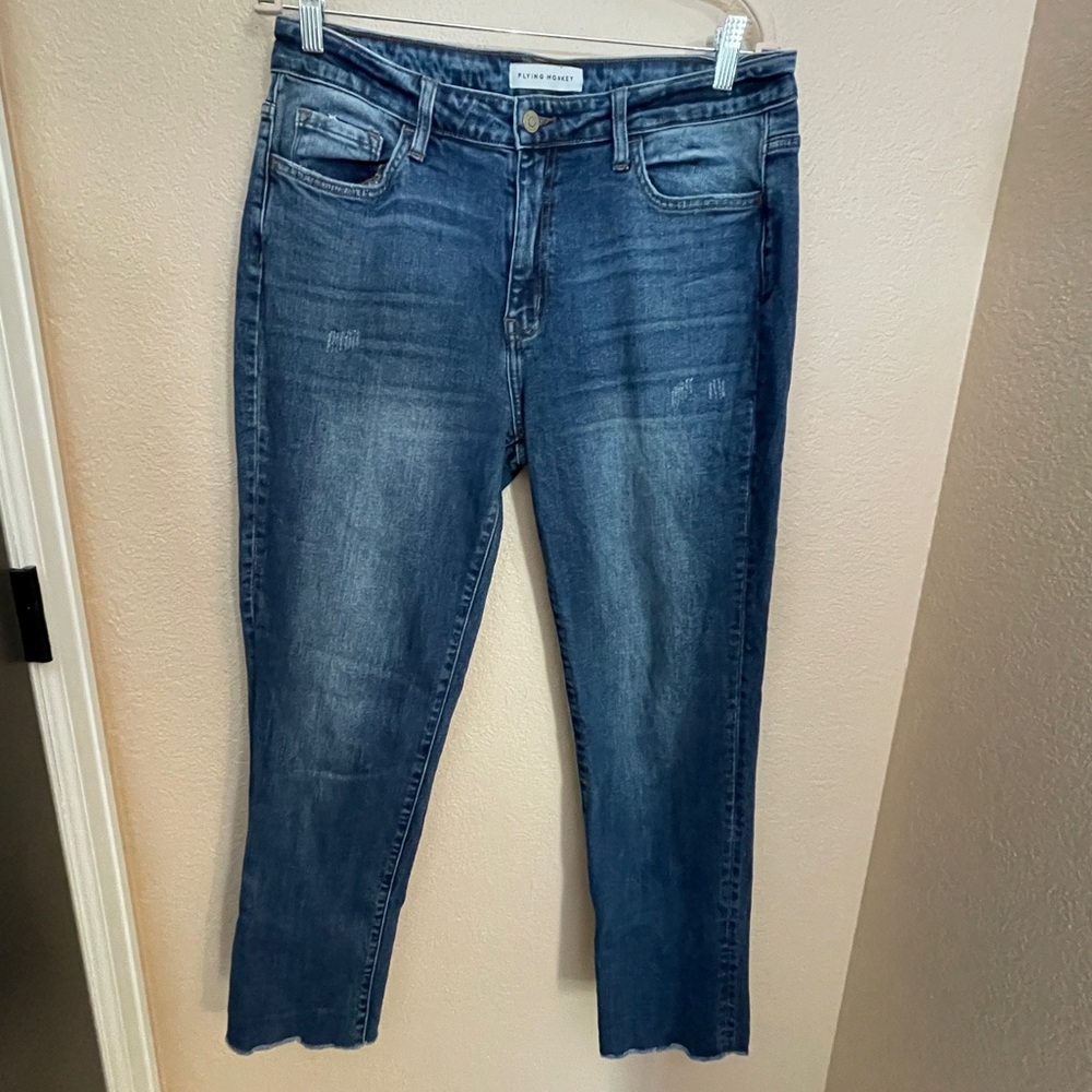 Flying Monkey Poison Rolled Up High Rise Boyfriend Size 30